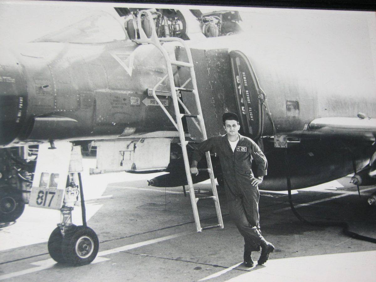  Ralph Galati, 70, with F-4 Phantom aircraft in Ubon, Thailand in Jan. 1972 (Photos courtesy of Ralph Galati, 70).