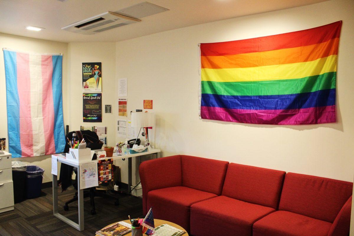 The SJU Pride lounge in the OID is open to all looking to celebrate Unity Month (Photo by Rose Barrett 20).