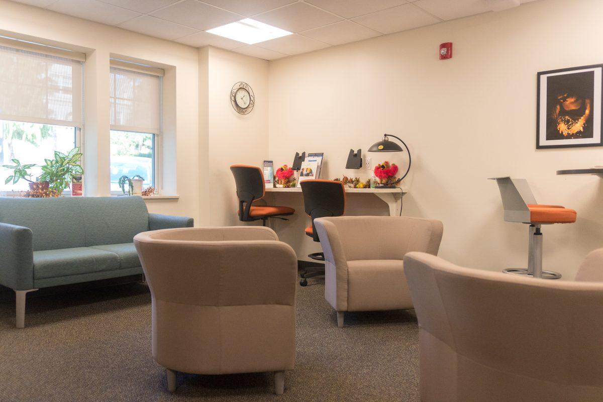 The Career Development Center takes scheduled or walk-in appointments (Photo by Matt Barrett ’21).