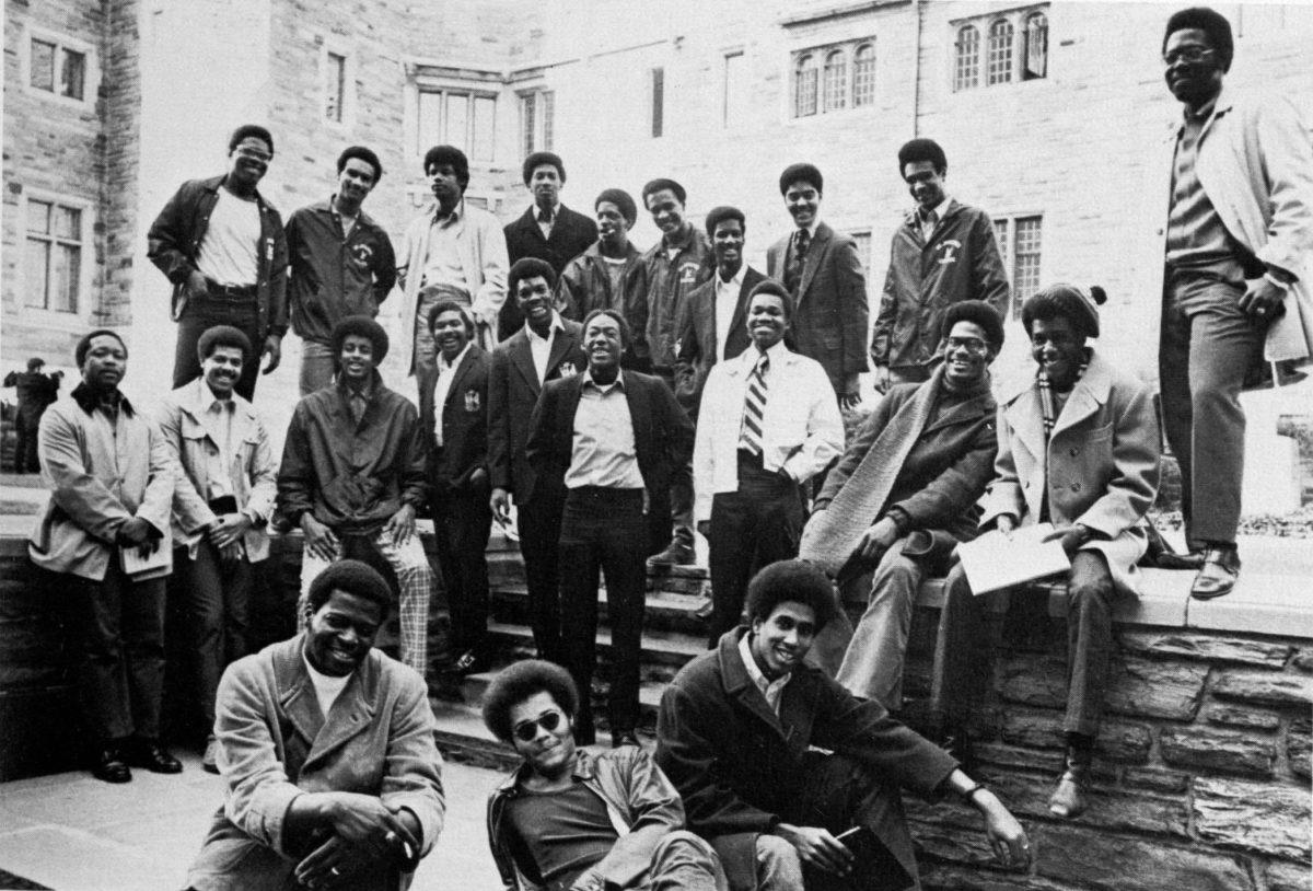 Black+Awareness+Society+photographed+in+the+1971+Greatonian+yearbook.+Mike+Bantom+is+pictured+in+the+second+row%2Cthird+from+the+left.+PHOTO+COURTESY+OF+SJU+ARCHIVES+AND+SPECIAL+COLLECTIONS