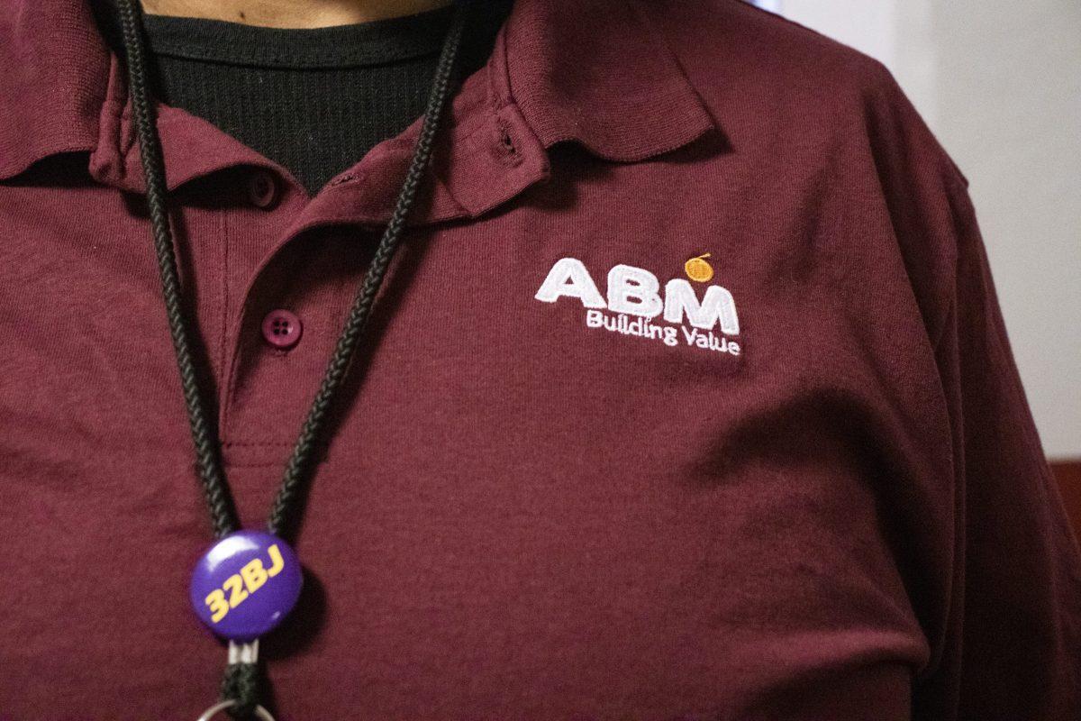 Cleaners contracted through Arthur Jackson changed their uniforms after the switch to ABM.
PHOTO: ALEX HARGRAVE ’20/THE HAWK