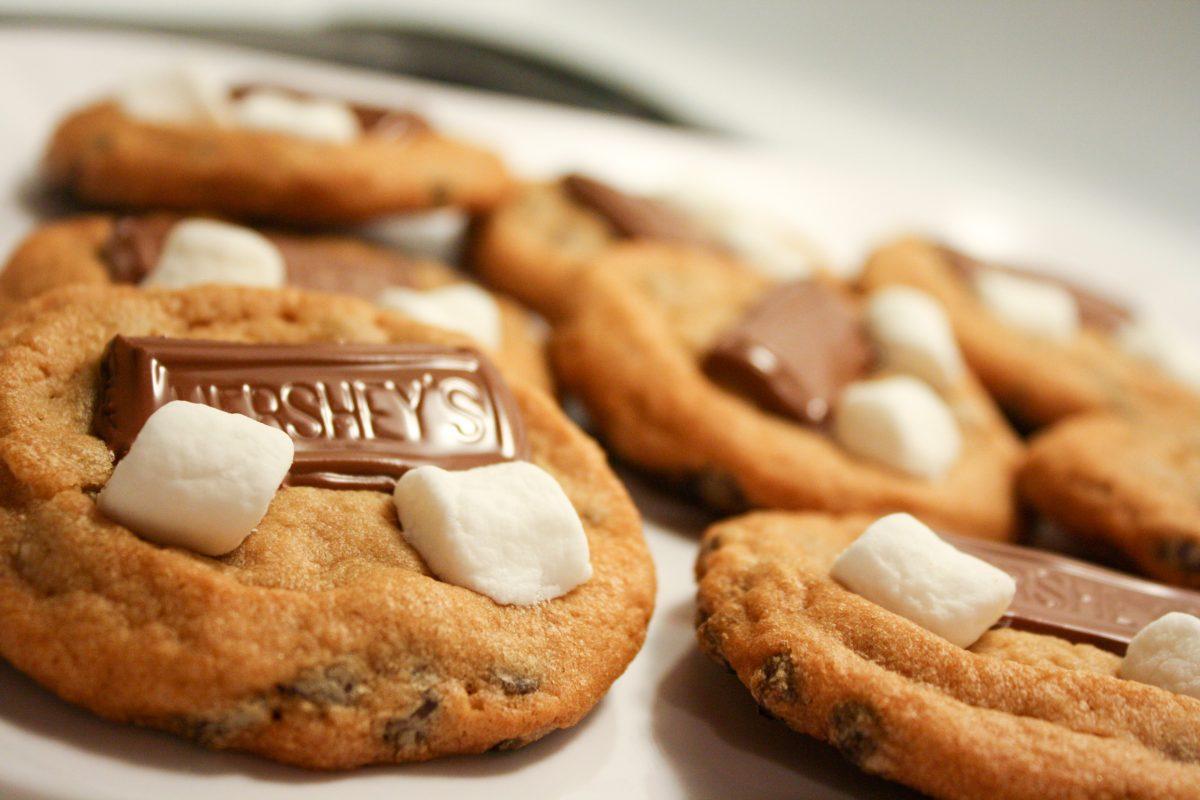 Delicious smores cookies are on the menu - with only 5 ingredients necessary (Photo by Maddy Kuntz ’17).