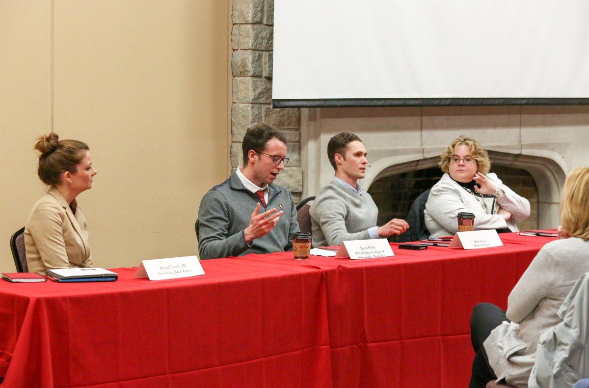 Panelists talk about how they spent their gap year (Photos by Luke Malanga 20).