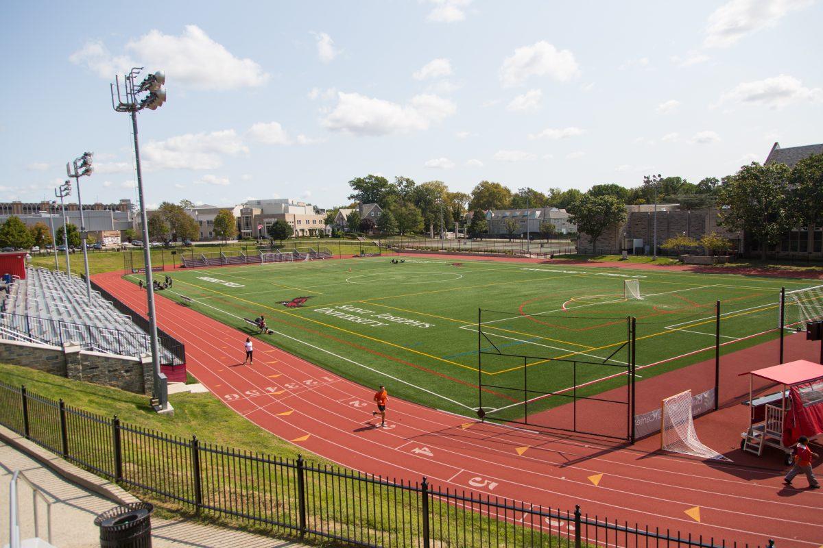 Sweeney Field is the site for club lacrosse practices (Photo by Luke Malanga 20).