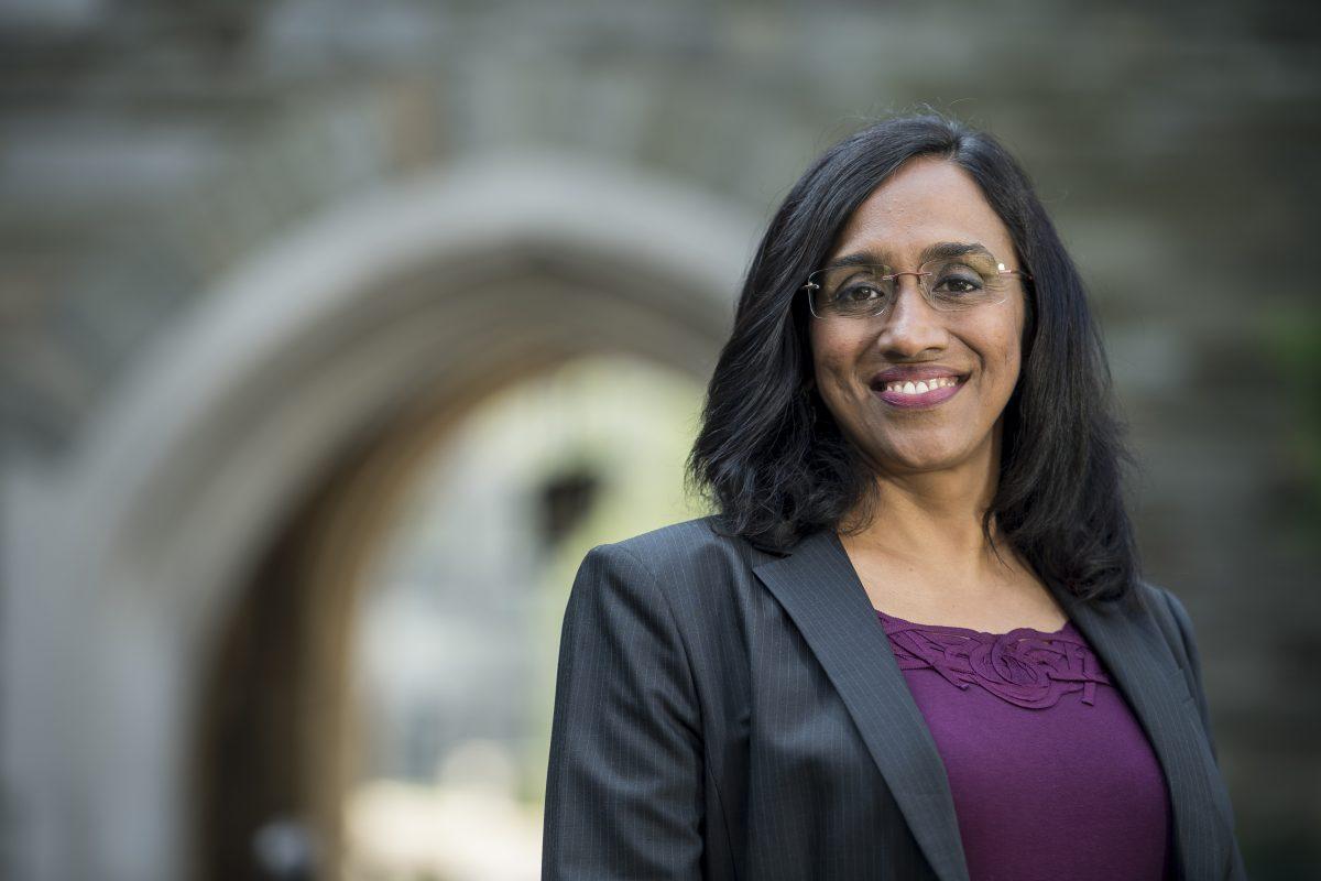 Shaily Menon, Dean for the College of Arts and Sciences (Photo courtesy of  Universitys creative services department).