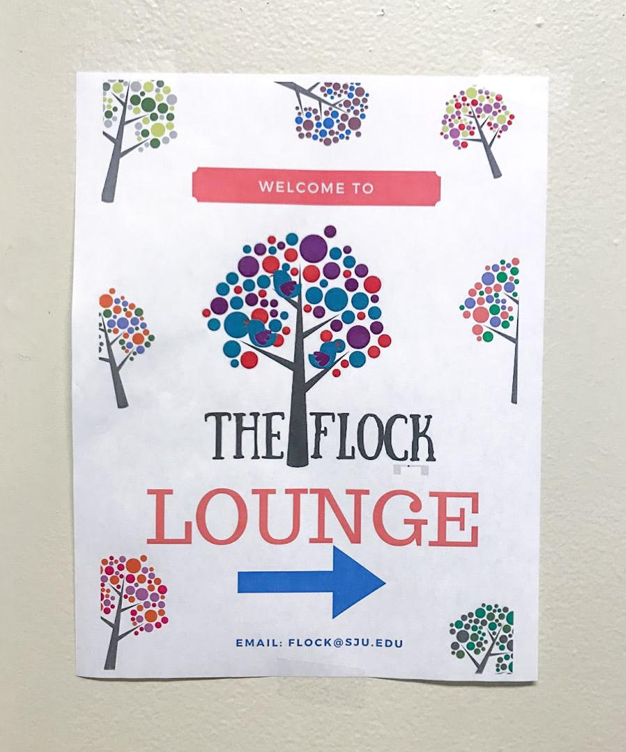 The Flock is a group on campus that works on raising awareness for addiction and recovery on campus (Photo by Luke Malanga 20).