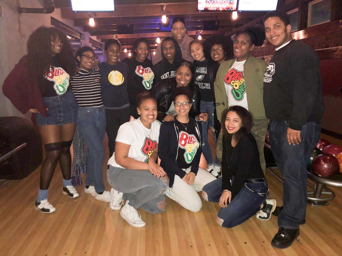 Members of BSU after their bowling event at South Bowl (Photo courtesy of Alexis Wilson ’19). 