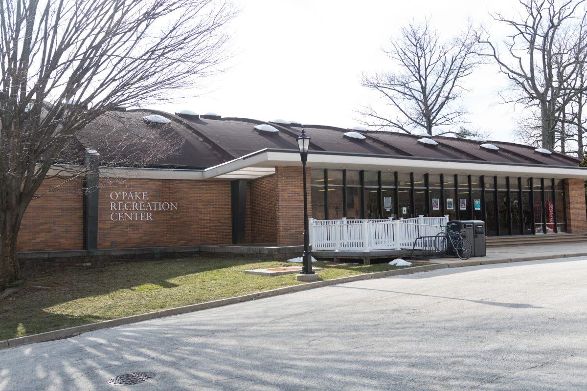 O’Pake Recreation Center sits on the Merion side of campus (Photo by Matt Barrett ’21).