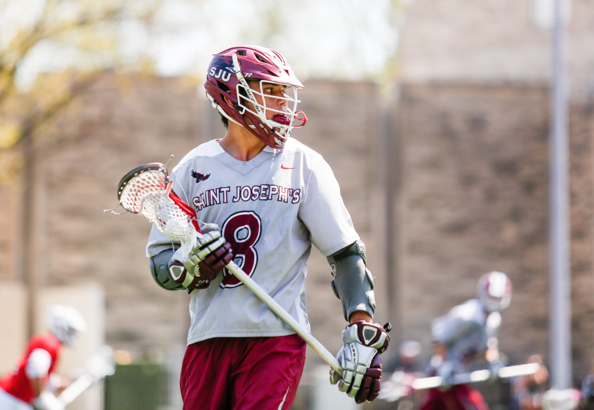 Chris Blewitt on Sweeney Field during a game in May (Photo by Luke Malanga 20).