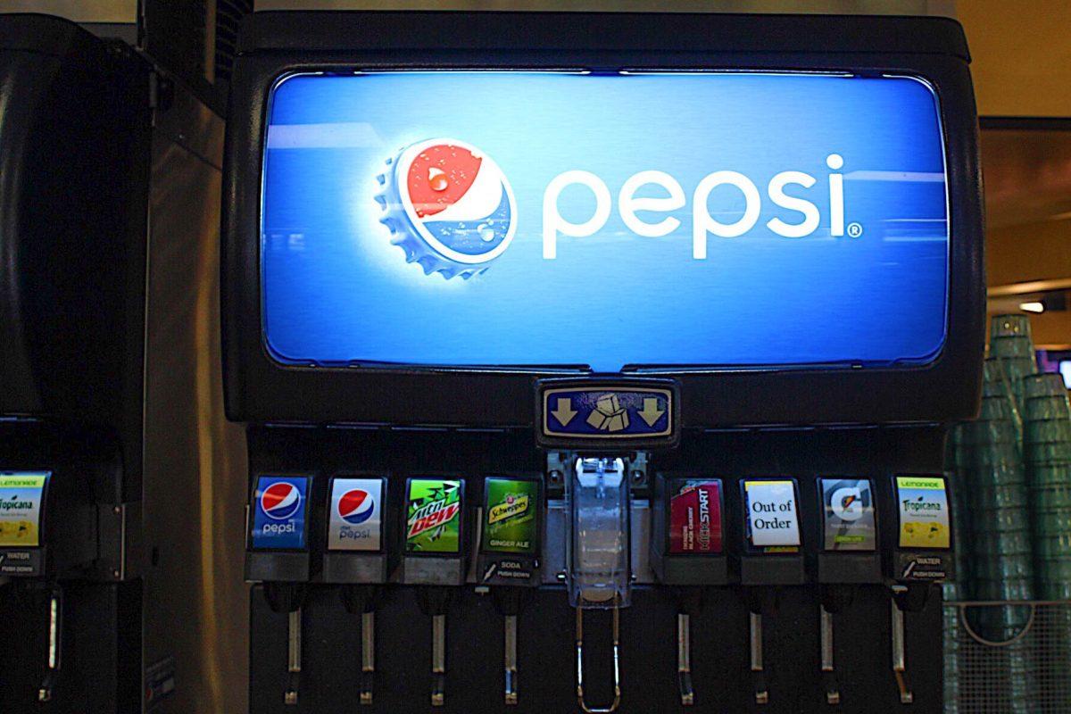 One of the new Pepsi beverage providers located in Campion Dining Hall.