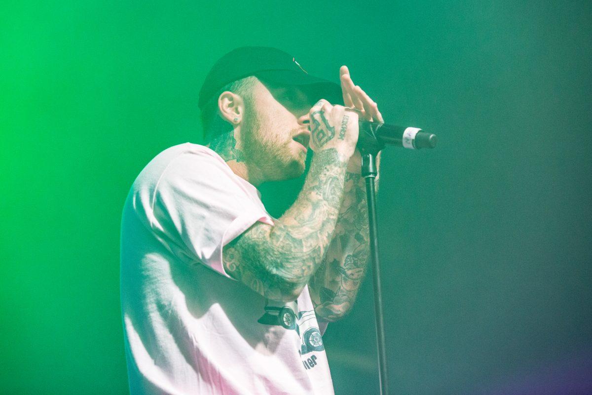 Mac Miller performed at the Spring Concert in 2017 (Photo by Luke Malanga 20).