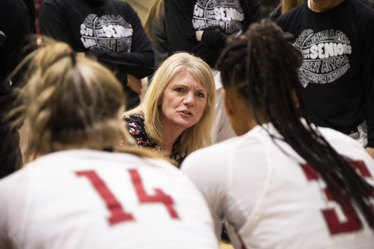 Women’s basketball Head Coach Cindy Griffin has the most wins for women’s coaches at St. Joe’s. PHOTO: MITCHELL SHIELDS ’22/THE HAWK 