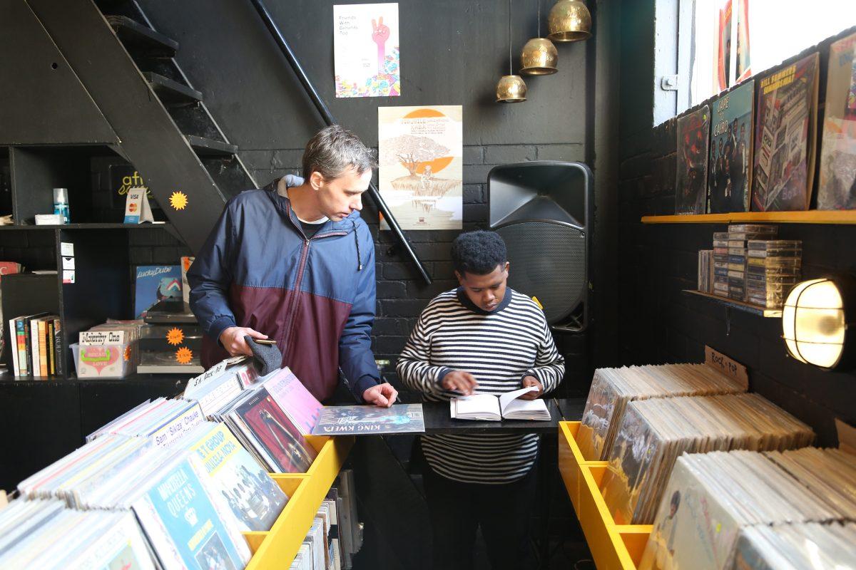 Afrosynth Records is a vinyl shop in Johannesburg that specializes in South African music, including bubblegum pop.  PHOTO: The Hawk 