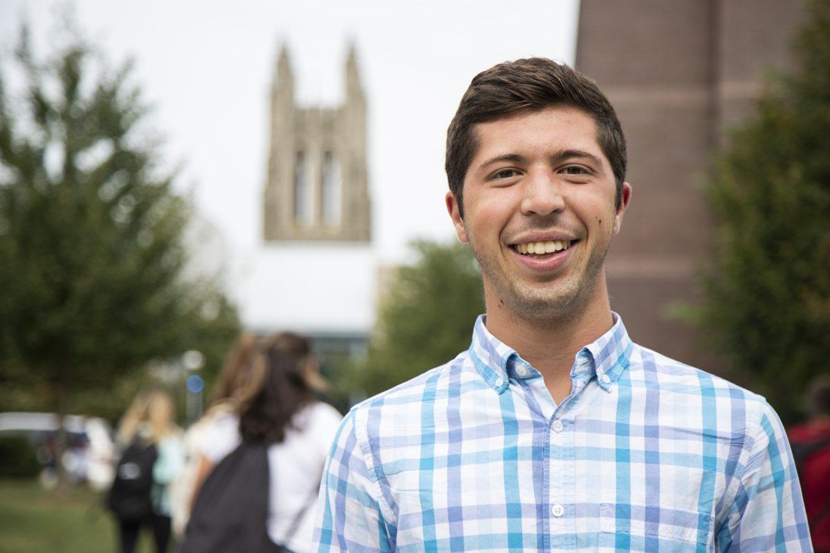 Senate president Adam Mullin ’20 was elected at the end of the spring 2019 semester. PHOTO: Mitchell Shields 22