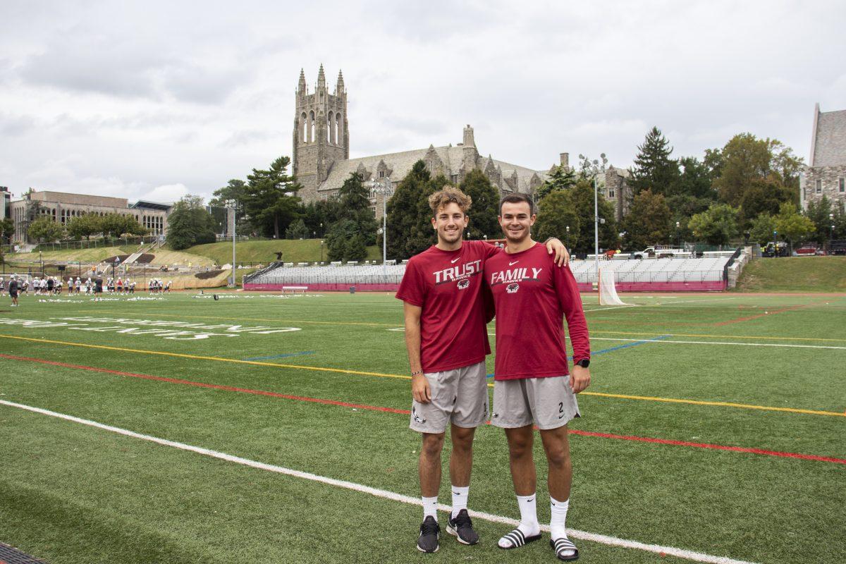 Watkins (left) and Fornaro (right) both started 18 games last season. PHOTO: Charley Rekstis '20