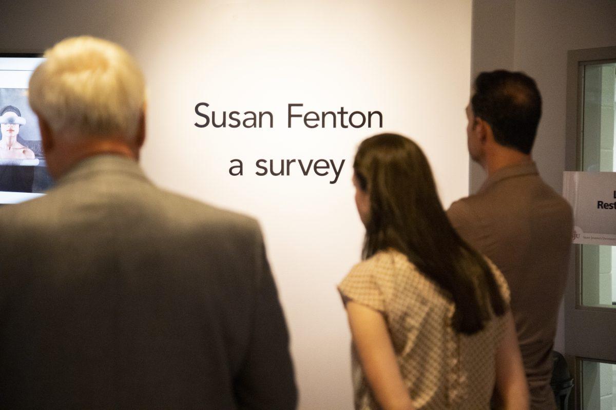 “A Survery” is on display in the Merion Hall Atrium from Aug. 19 until Sept. 23. PHOTOS: Mitchell Shields ’22