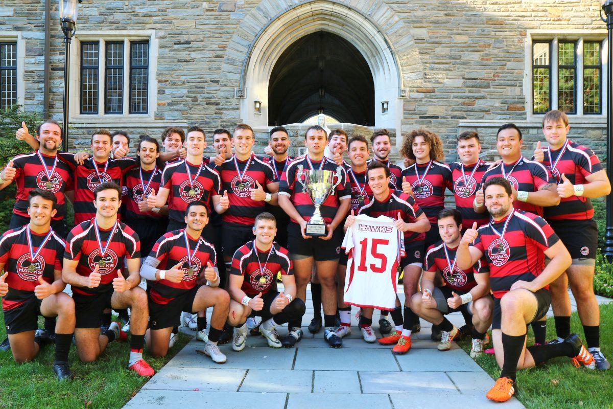 The men's rugby team has lost in the D1AA National Championship the last two years. PHOTOS: Courtesy of SJU Rugby