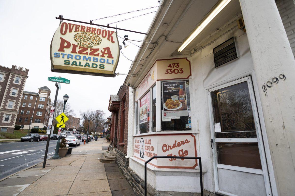 Overbrook Pizza on 63rd Street. PHOTO: MITCHELL SHIELDS ’22
