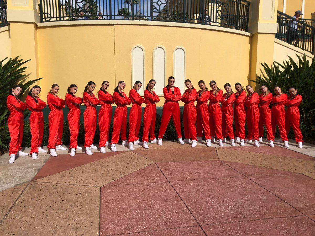 St. Joe’s finished third in poms and fourth in hip-hop at Nationals last season. PHOTO COURTESTY OF: SJU Dance Team