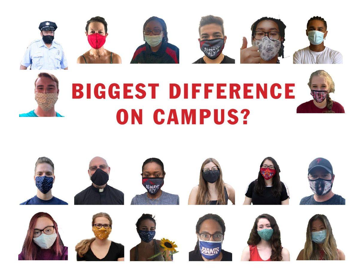 What are the biggest differences youve noticed walking around campus?