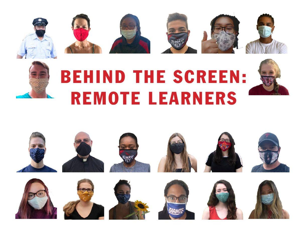 Behind the screen: remote learners