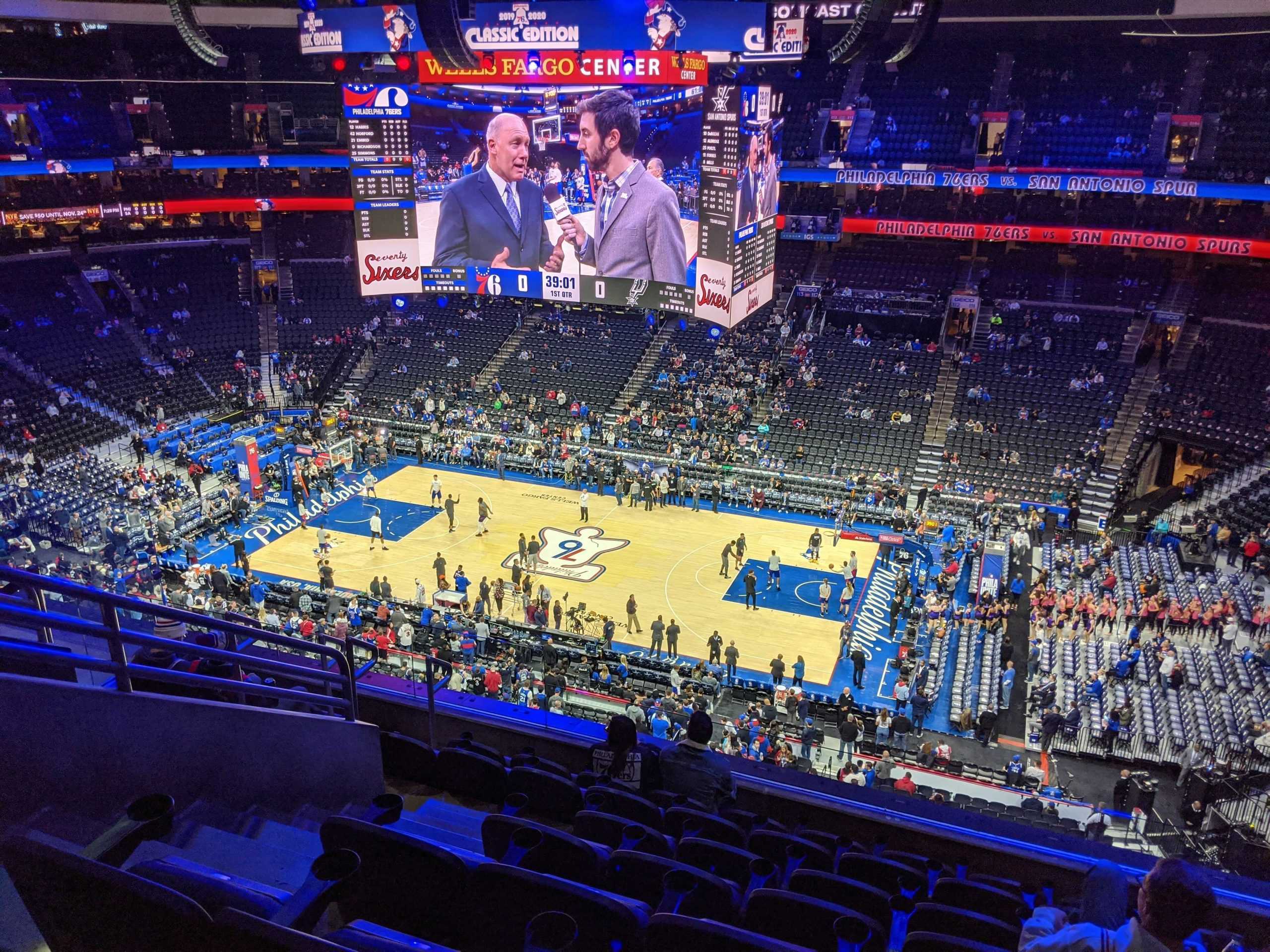 The venue for the 2026 NCAA Tournament first and second Rounds will be the Wells Fargo Center. PHOTO MITCHELL SHIELDS '22/THE HAWK 