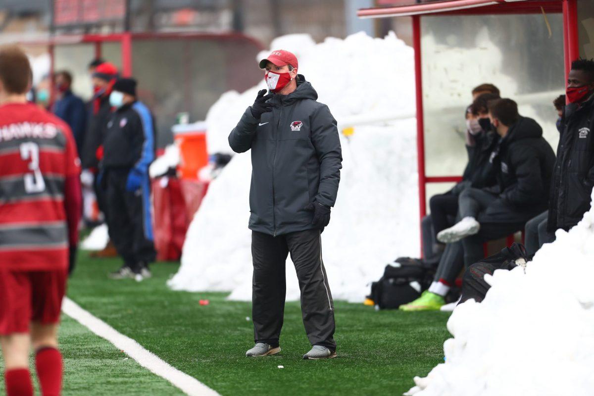 Fred King last coached Division I men’s soccer as a volunteer assistant at Harvard University in 2007.
PHOTO COURTESY OF ST. JOHNS ATHLETICS