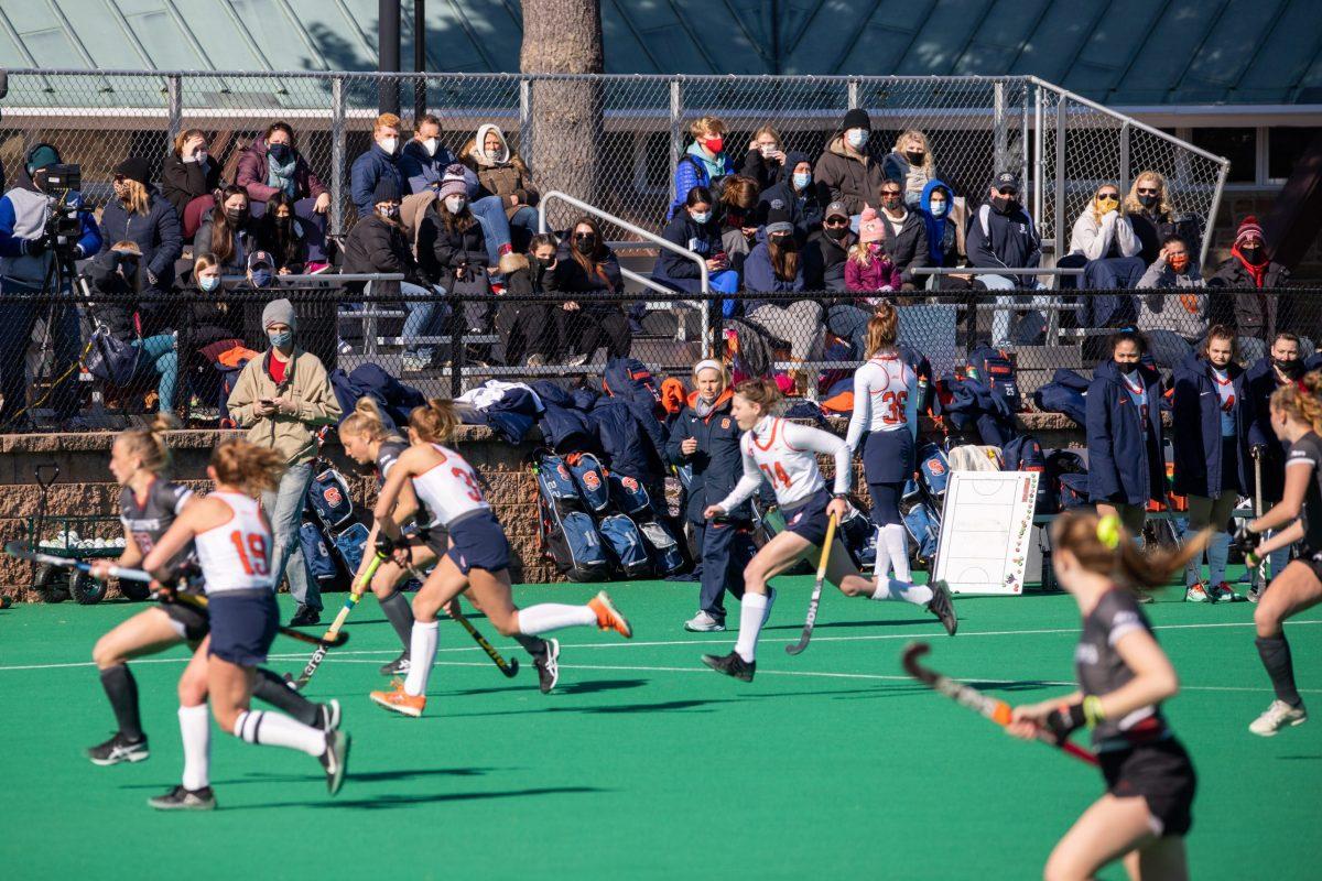 The Hawks picked up their first two wins of the season over La Salle and Delaware.
PHOTO: MITCHELL SHIELDS ’22/THE HAWK