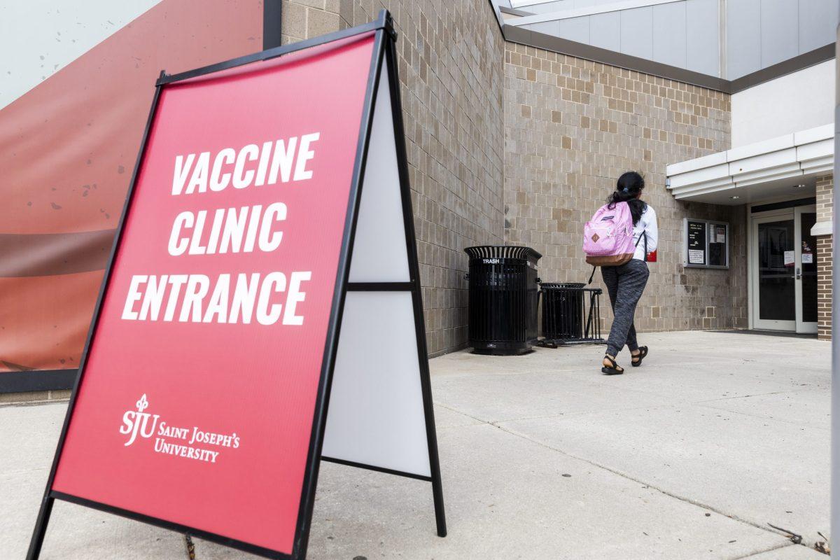 The clinic will give community members their second shot on May 25. PHOTO: MITCHELL SHIELDS ’22/THE HAWK