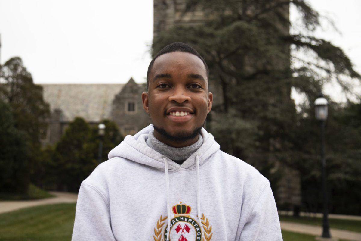 Seboni is the only undergraduate international student of the 71 who study at St. Joe’s who cannot go home.
PHOTO: KELLY SHANNON ’24/THE HAWK