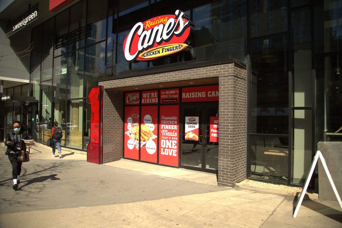 Cane’s northernmost location will be the upcoming Philadelphia location.
PHOTO: KELLY SHANNON ’24/THE HAWK