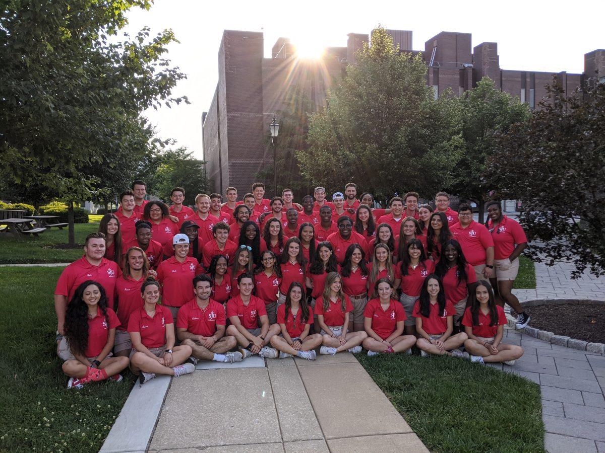 St. Joe’s 2019 orientation was the last in-person orientation before the pandemic.
PHOTO COURTESY BETH HAGOVSKY, Ed.D.