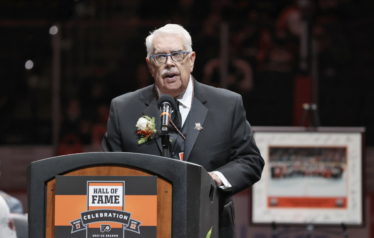 Former Hawk celebrates 50 Years as Flyers announcer The Hawk Newspaper