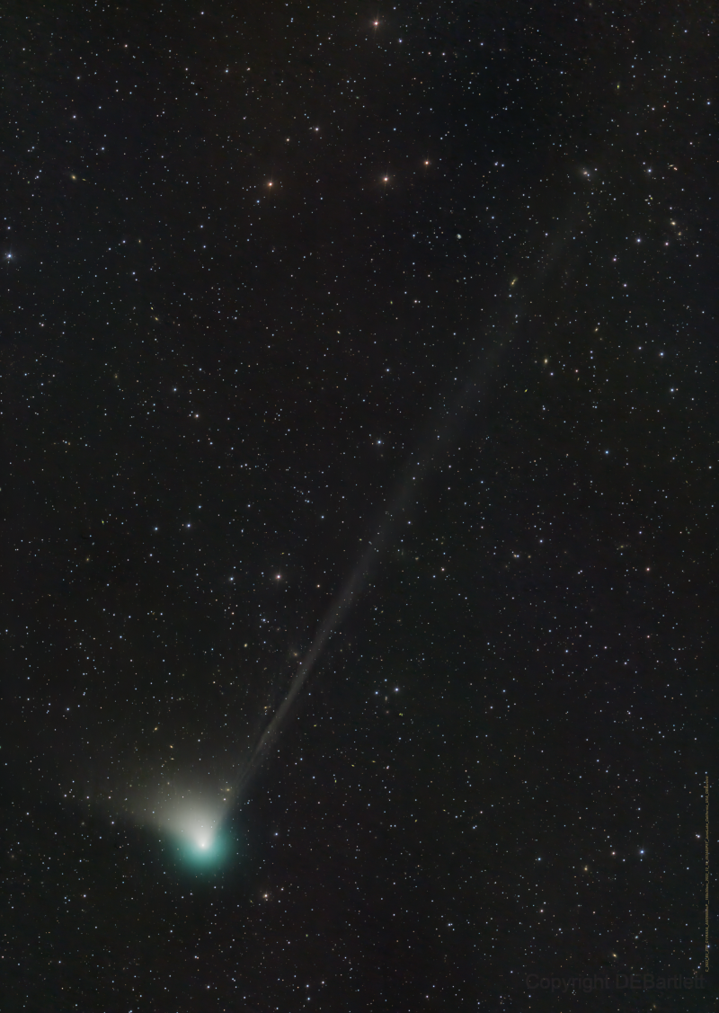 C/2022 E3 (ZTF), the green comet, was discovered in March of 2022 in California.
PHOTO COURTESY OF NASA