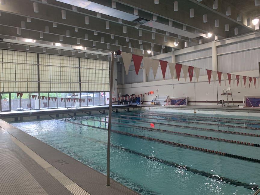 The renovations to Maguire Pool will leave multiple St. Joes club sports teams looking for a new home. PHOTO: HANNAH MADEYA ’24/THE HAWK
