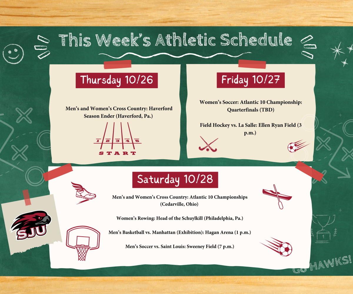 This Weeks Athletic Schedule: Oct. 25