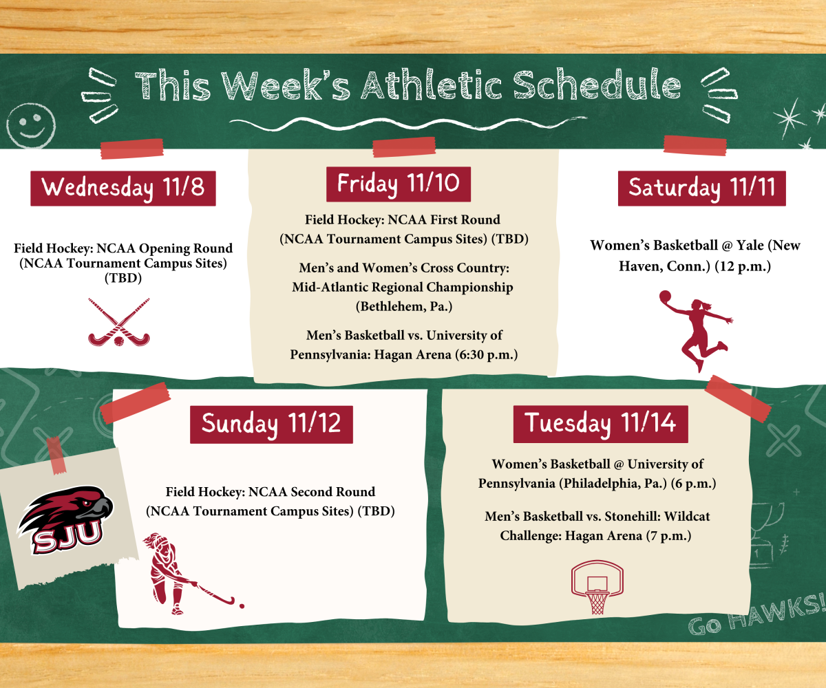 This Weeks Athletic Schedule: Nov. 8