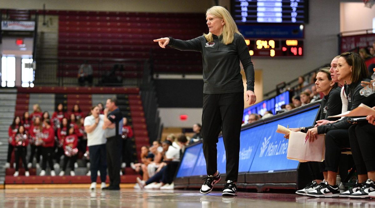 Cindy Griffin ’91, MBA ’93 is entering her 24th season as the head coach for the Hawks.