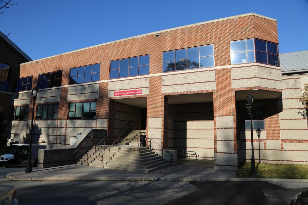 The exterior of the Athletic/Recreation Center (ARC), Nov. 10.
PHOTO: MADELINE WILLIAMS ’26/THE HAWK