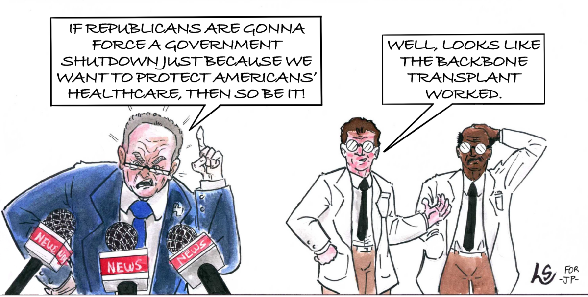 CARTOON: LUKE SANELLI ’26/THE HAWK