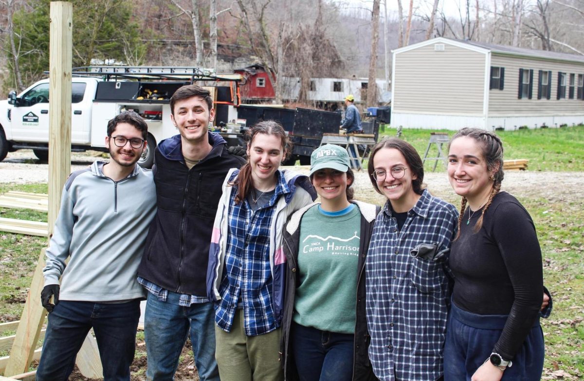 Alex DiGiacomo ’26 with his APEX group in Hazard, Kentucky. PHOTO COURTESY OF ALEX DIGIACOMO ’26 