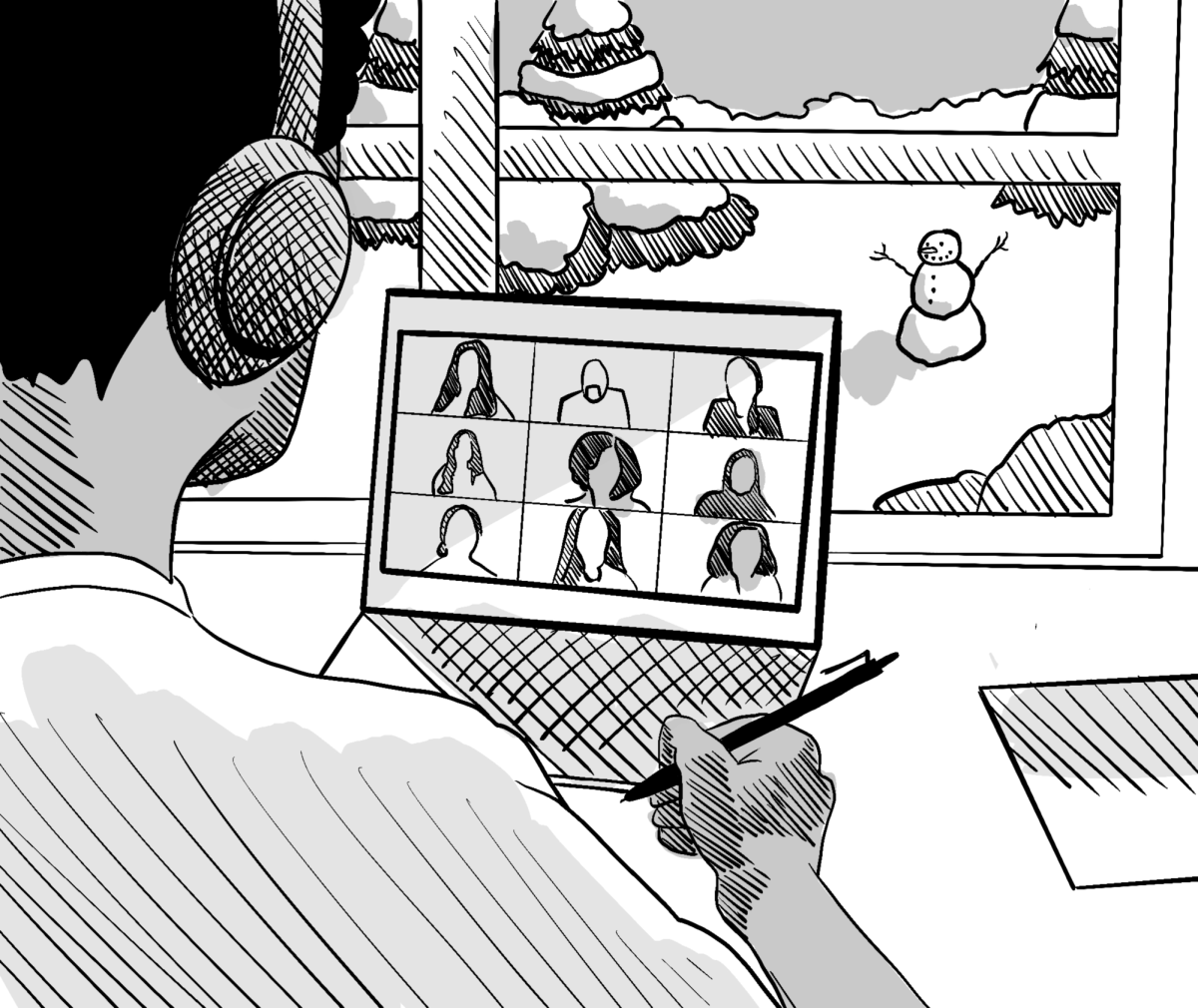 ILLUSTRATION: ALEXIS KAIN ’27/THE HAWK