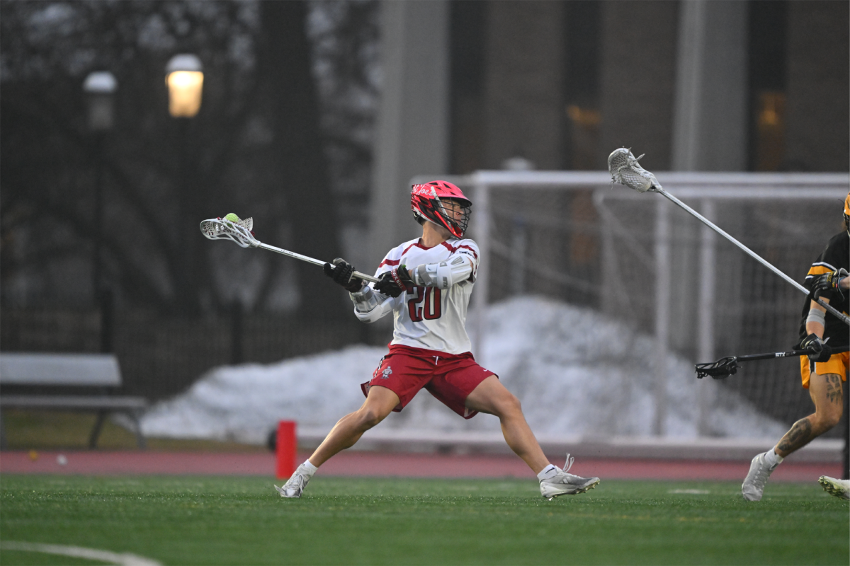 Sophomore attack Ben Dutton is averaging 1.8 goals per game.
PHOTO COURTESY OF SIDELINE PHOTOS