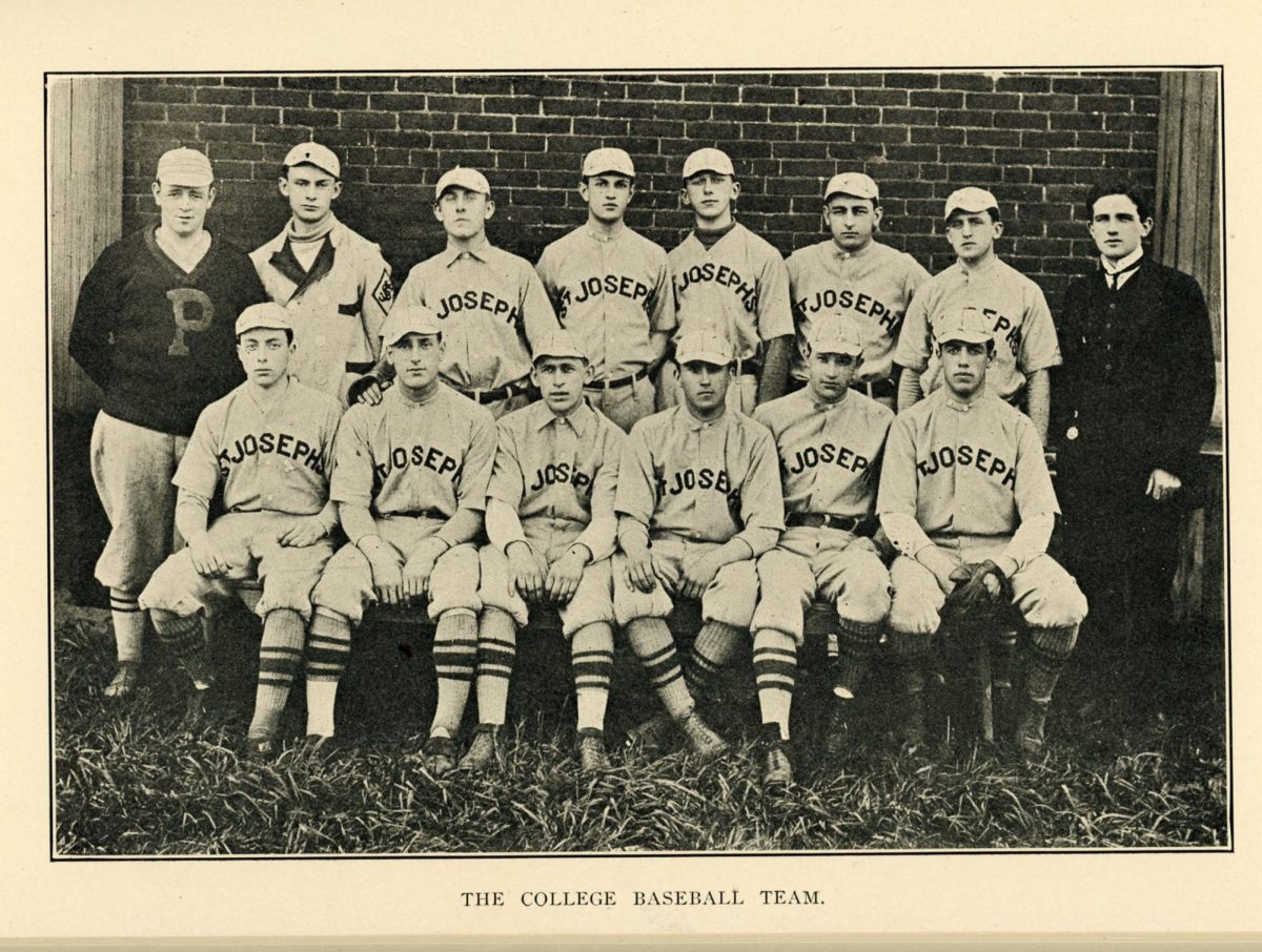 The 1912 St. Joe's College baseball team. PHOTO COURTESY OF ST. JOE'S ARCHIVES 